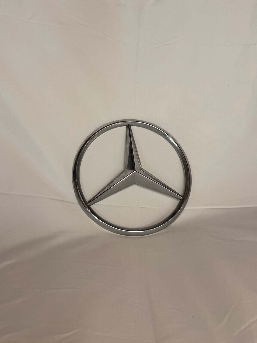 Mercedes-Benz Hood Grille Star Emblem Chrome 7 Inch